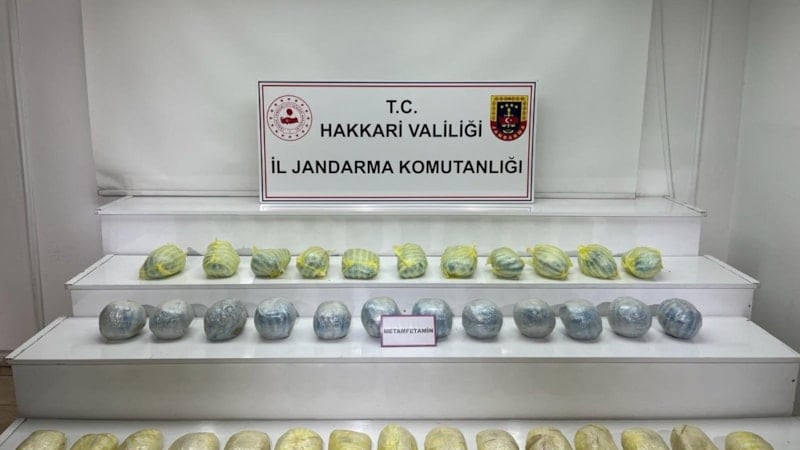 Hakkari'de 40 kilo 556 gram sentetik uyuşturucu ele geçirildi