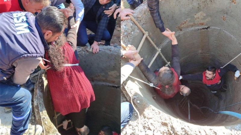 Aleyna Çakır'ın ailesi su kuyusuna düştü