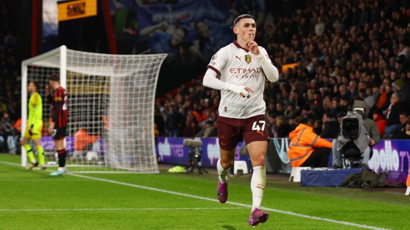 Manchester City, Bournemouth deplasmanında kazandı