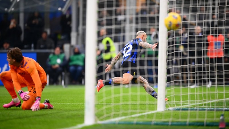 Inter erteleme maçında Atalanta'ya fark attı