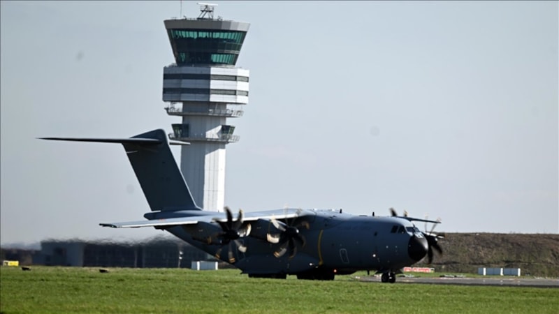 Belçika'dan Gazze'ye havadan insani yardım