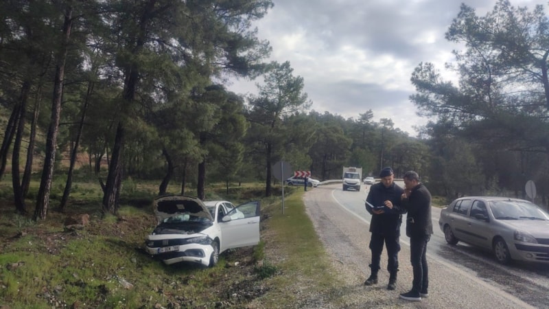 Muğla'da dolu yağışı kazaları beraberinde getirdi