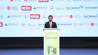 Batuhan Mumcu, 4. Uluslararası Medya ve İslamofobi Forumu'nda konuştu
