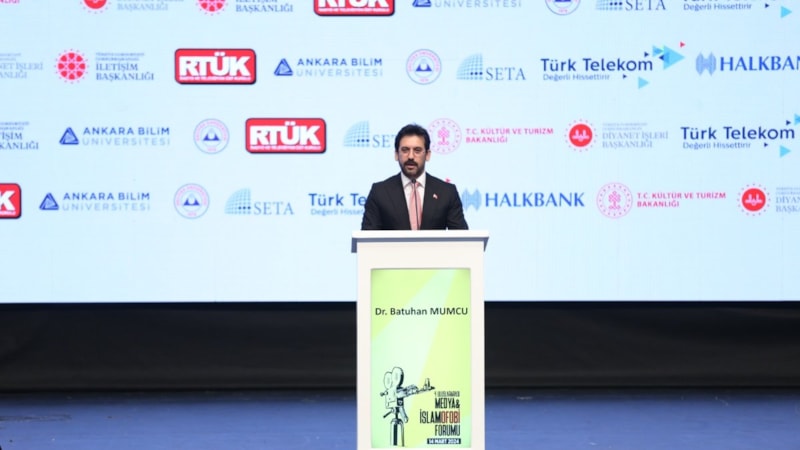 Batuhan Mumcu, 4. Uluslararası Medya ve İslamofobi Forumu'nda konuştu