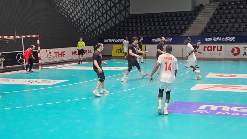 A Milli Erkek Hentbol Takımı, Angola'yı mağlup etti