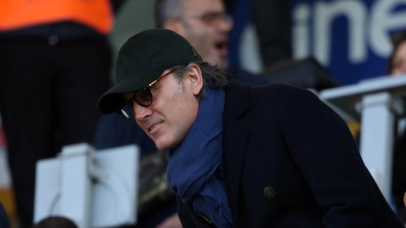 Vincenzo Montella, Kasımpaşa - Galatasaray maçını tribünden izledi