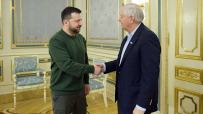 ABD'li Senatör Graham, Zelensky ile görüştü: Genç Ukraynalılar cepheye gitmeli