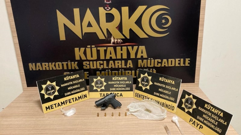 Kütahya’da 2 uyuşturucu taciri tutuklandı