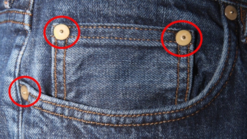Kot pantolonlardaki bu zımbalar bakın ne işe yarıyor