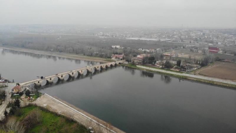 Yağışlar Meriç Nehri'nin doldurdu, çiftçiyi de mutlu etti