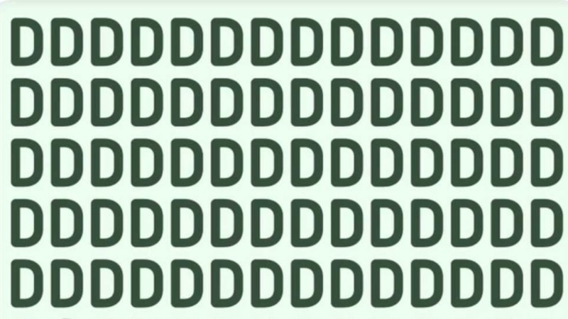 IQ Testi: Gizli O harfini 6 saniyede bulun, dahiliğinizden şüphe yok...