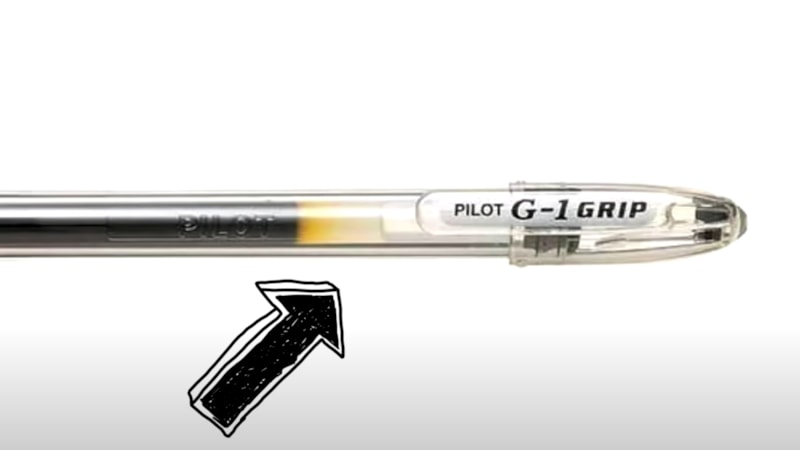 Tükenmez kalemlerin arkasındaki sıvı bakın işe yarıyor