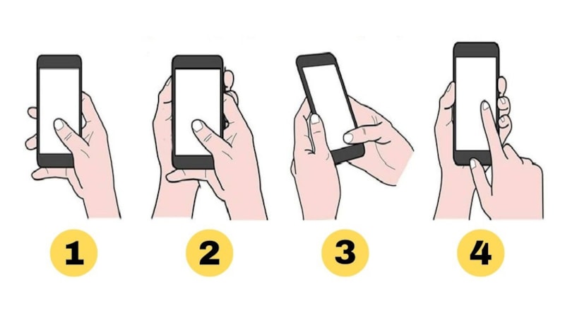 Kişilik testi: Telefonunuzu tutma şekliniz kişiliğinizi ele veriyor!