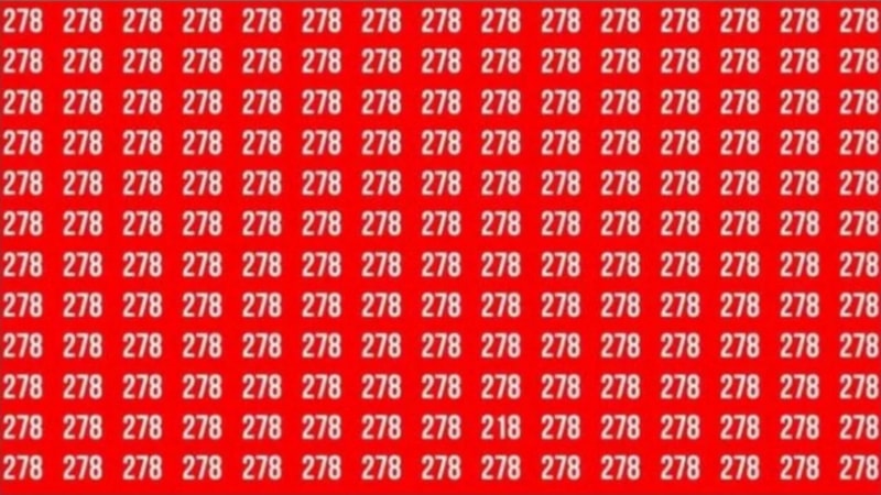 Resimdeki farklı sayıyı görebilenler, yüksek IQ'lu kabul ediliyor...