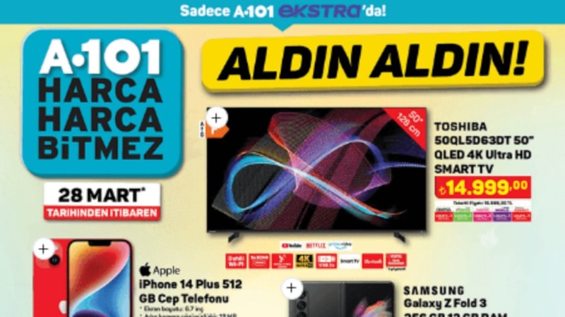 A101'den dev fırsat: Katlanabilir telefon geliyor! İşte fiyatı