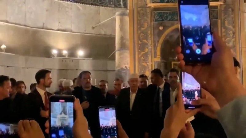 Cumhurbaşkanı Erdoğan ve Murat Kurum tekbirlerle uğurlandı