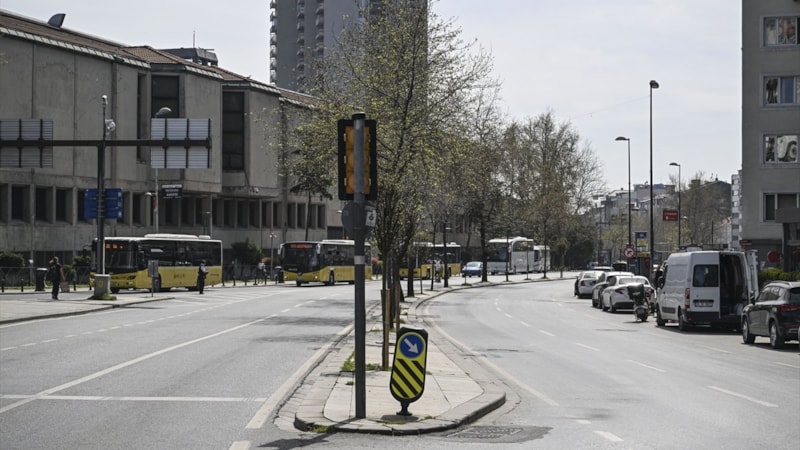 İstanbul'da seçim günü yollar boş kaldı