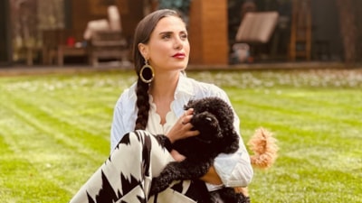 Caner Erkin'in eşi Şükran Ovalı, lüks eviyle gündem oldu