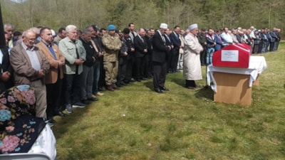 Kayseri'de askeri birliğinde yatağında ölü olarak bulunan asker toprağa verildi