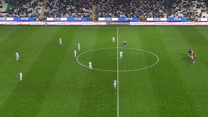 Trabzonspor'dan Konyaspor maçında olay protesto