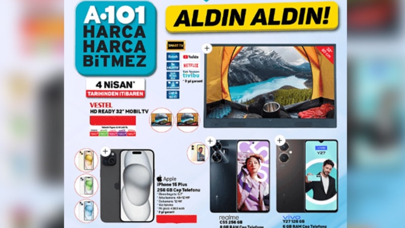 Şimdi Apple düşünsün! A101’den iPhone 15 Plus müjdesi; İşte fiyatı…