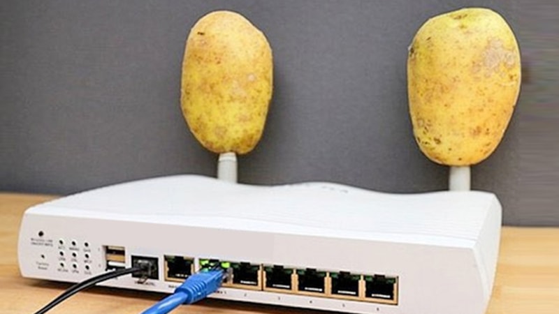 Modem anteninin ucuna patates takın, farkı görün