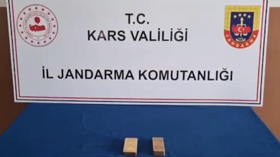 Kars'ta beline bağladığı kaçak külçe altınla yakalandı: Değeri 5 milyon!