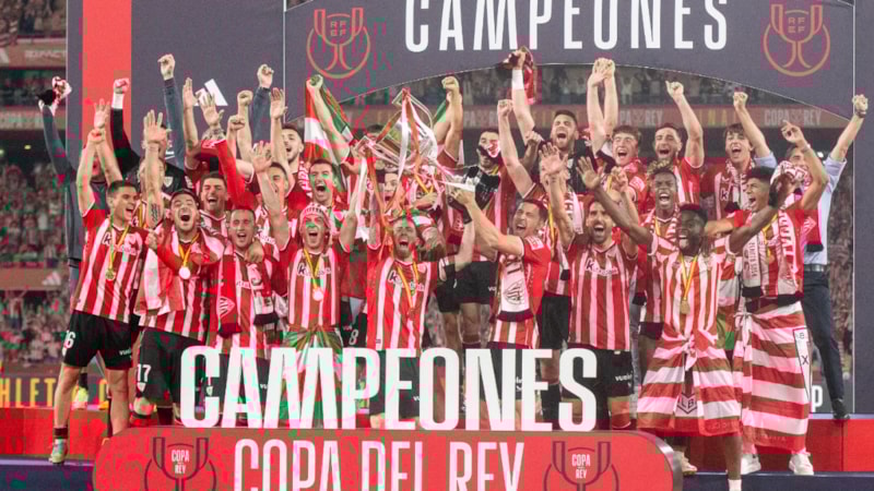 İspanya'da Kral Kupası'nın sahibi Athletic Bilbao oldu