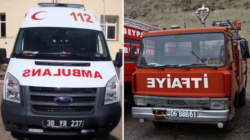 Ambulans ve itfaiye araçlarındaki yazının ters yazılma sebebi bakın neymiş