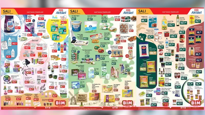 BİM'den görülmemiş fiyatlar! İndirim başlıyor; Toz Deterjan 225.00 TL, Kağıt Havlu 40.00 TL…