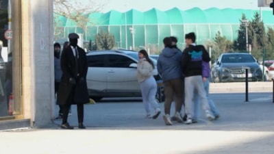 Bursa'da cansız manken şakası