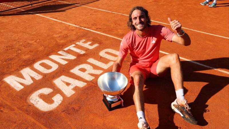 Stefanos Tsitsipas, Monte Carlo'da 3. kez şampiyon oldu
