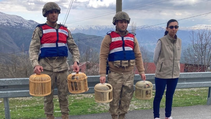 Bitlis'te keklik avcılarına 40 bin lira ceza kesildi