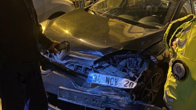 İstanbul'da frenleri tutmayan otomobil, 14 aracı biçti