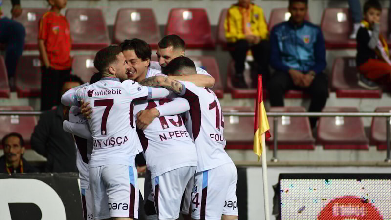 Trabzonspor, deplasmanda daha başarılı grafik sergiliyor