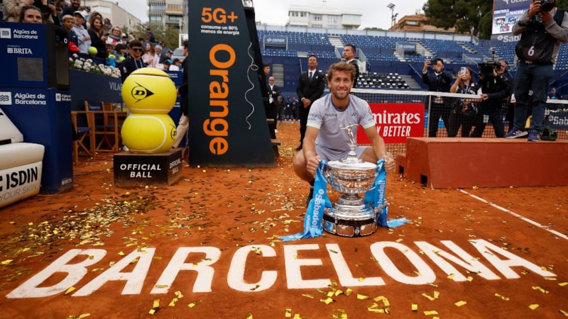 Casper Ruud, Barcelona Açık'ta şampiyonluğa ulaştı