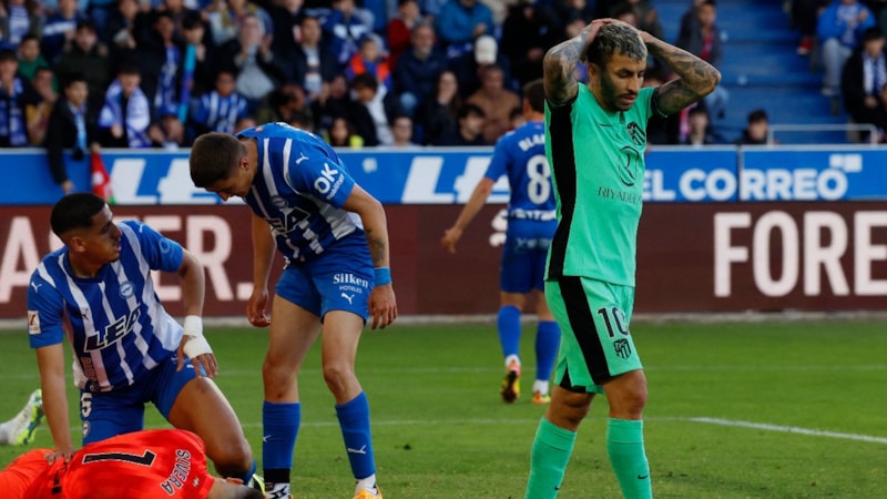 Atletico Madrid, Alaves'e iki golle boyun eğdi