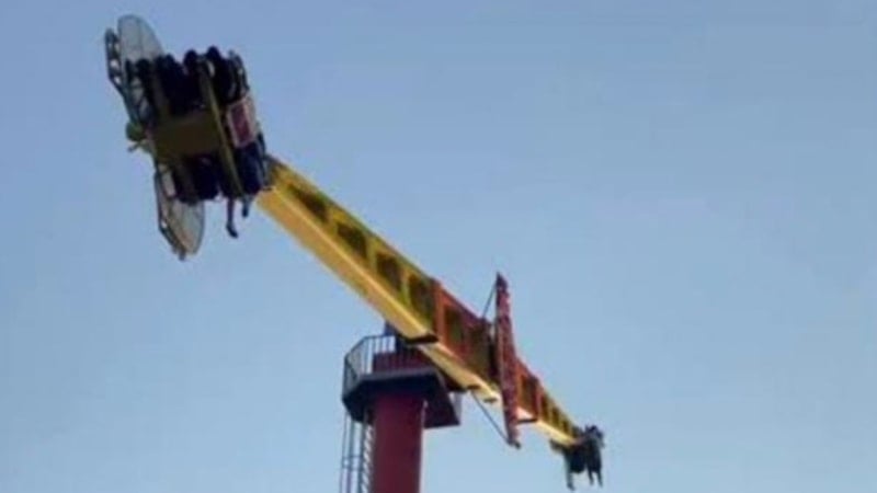 Ankara'da lunaparkta çalışan genç ağır yaralandı