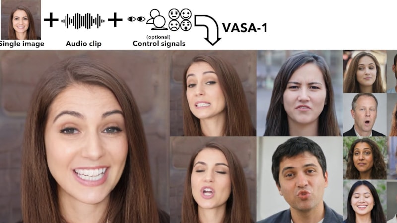Microsoft'tan fotoğrafları konuşturan yapay zeka: VASA-1