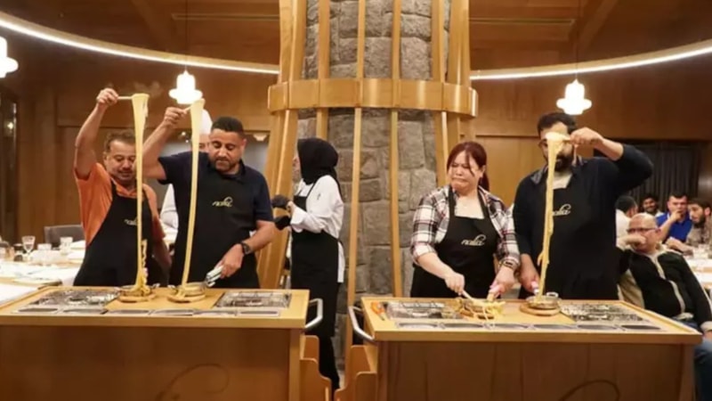 Rize'de Arap turizmciler en iyi mıhlamayı yapmak için yarıştı