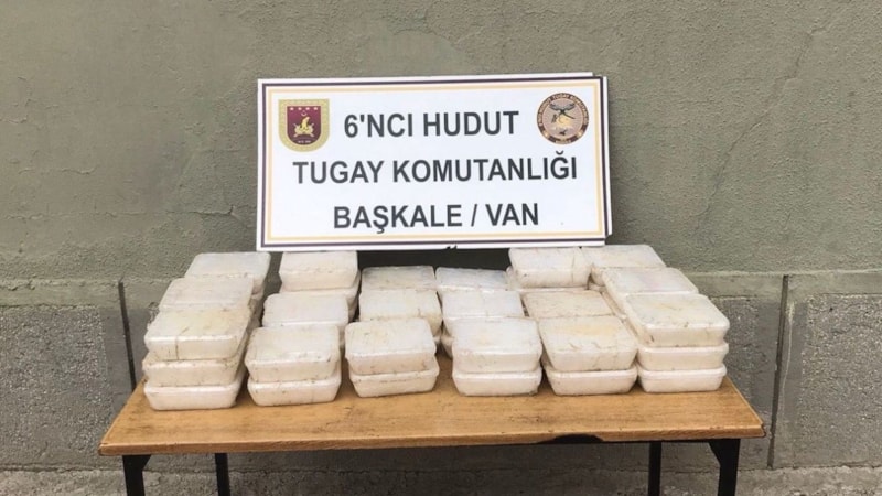 Van hudut hattında 48 kilo uyuşturucu ele geçirildi
