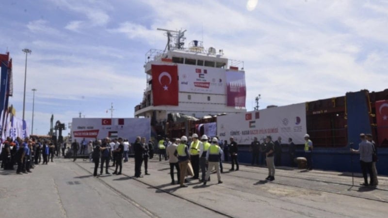 Türkiye'nin Gazze'ye gönderilen insani yardımlar 52 bin tonu aştı