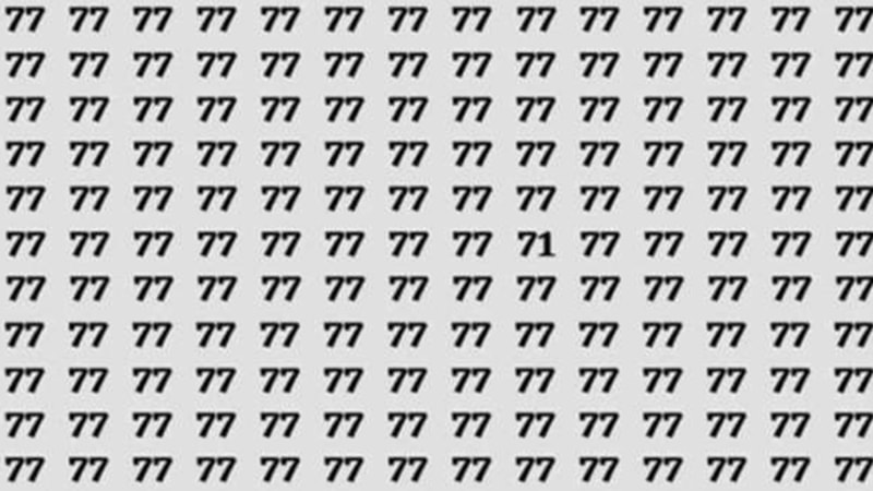 77’lerin arasındaki farklı sayıyı bulan, süper zeka sayılıyor! 114 kişiden sadece 2'si bulabildi…