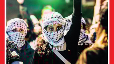 ABD'deki üniversite protestolarında direnişin karesi: Time dergisi kapağına taşıdı