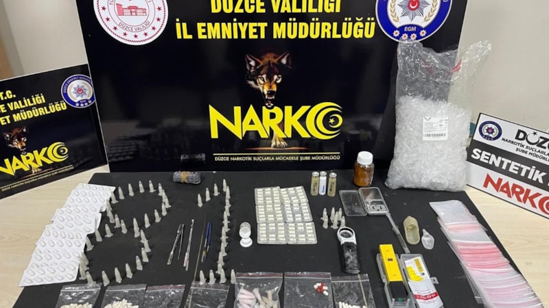 Düzce'de uyuşturucu operasyonu: 1 gözaltı