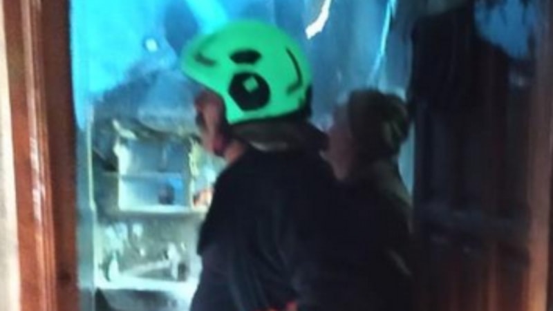 Hakkari'de çıkan yangın korkuttu