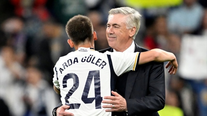 Carlo Ancelotti'nin Arda Güler'in golüne reaksiyonu