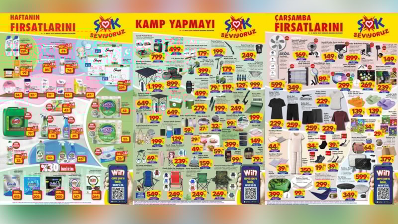 Piknikçiler bayram edecek! ŞOK’ta Termos 279 TL, Paslanmaz Mangal 999 TL, Piknik Seti 149 TL…
