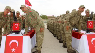 Isparta Dağ Komando Okulu'nda 169 sözleşmeli er yemin etti