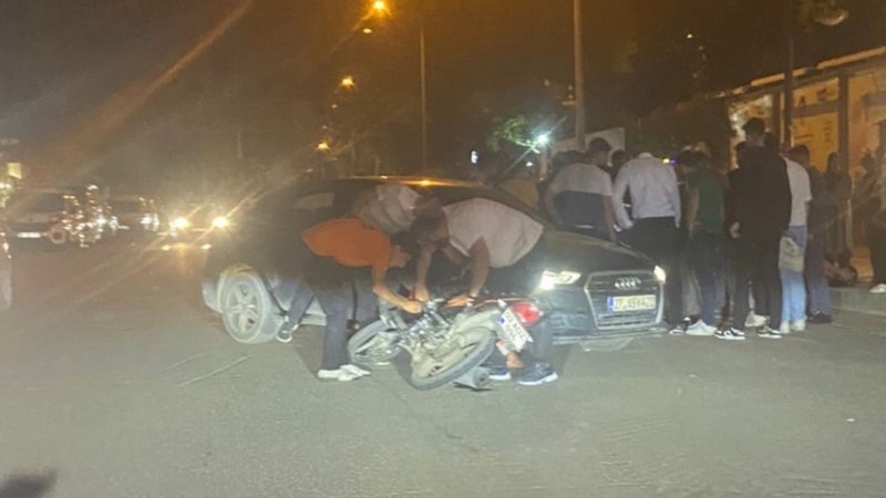 Adıyaman'da motosiklet ile otomobil çarpıştı: 1 yaralı